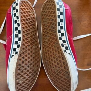 Vibrant Red Youth Sneakers